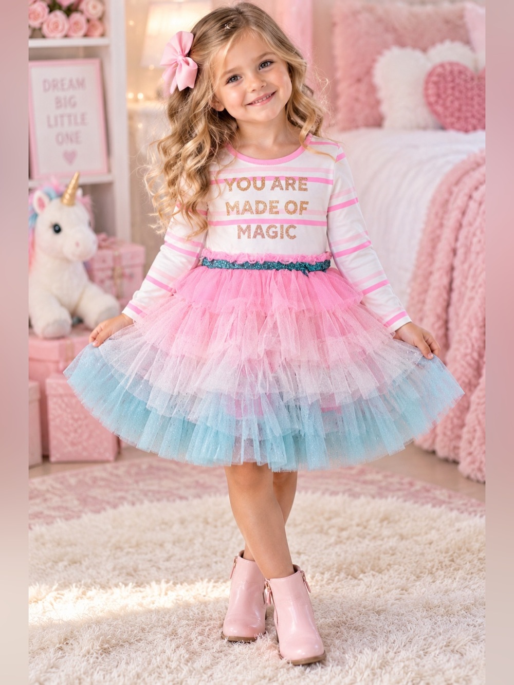 Matilda Jane Girls Size 4 “You Are Made of Magic” Tutu Dress — NWOT  Adorable Ma